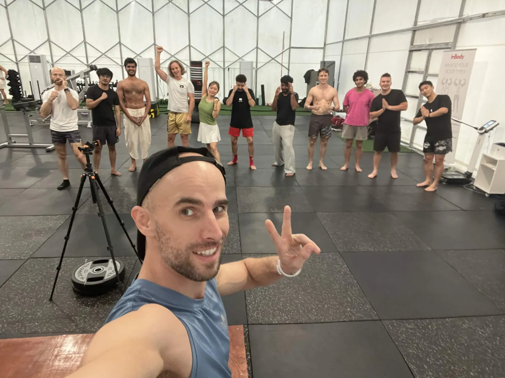 Muay Thai training